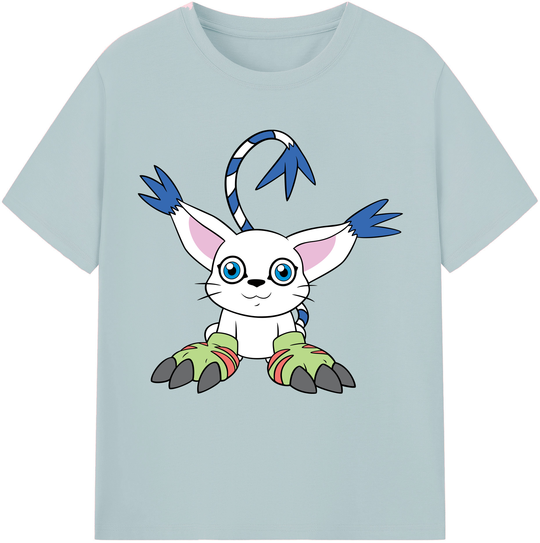 （画像用） Digimon デジタルモンスター/デジモン 綿100％半袖Tシャツ（フロントプリント）